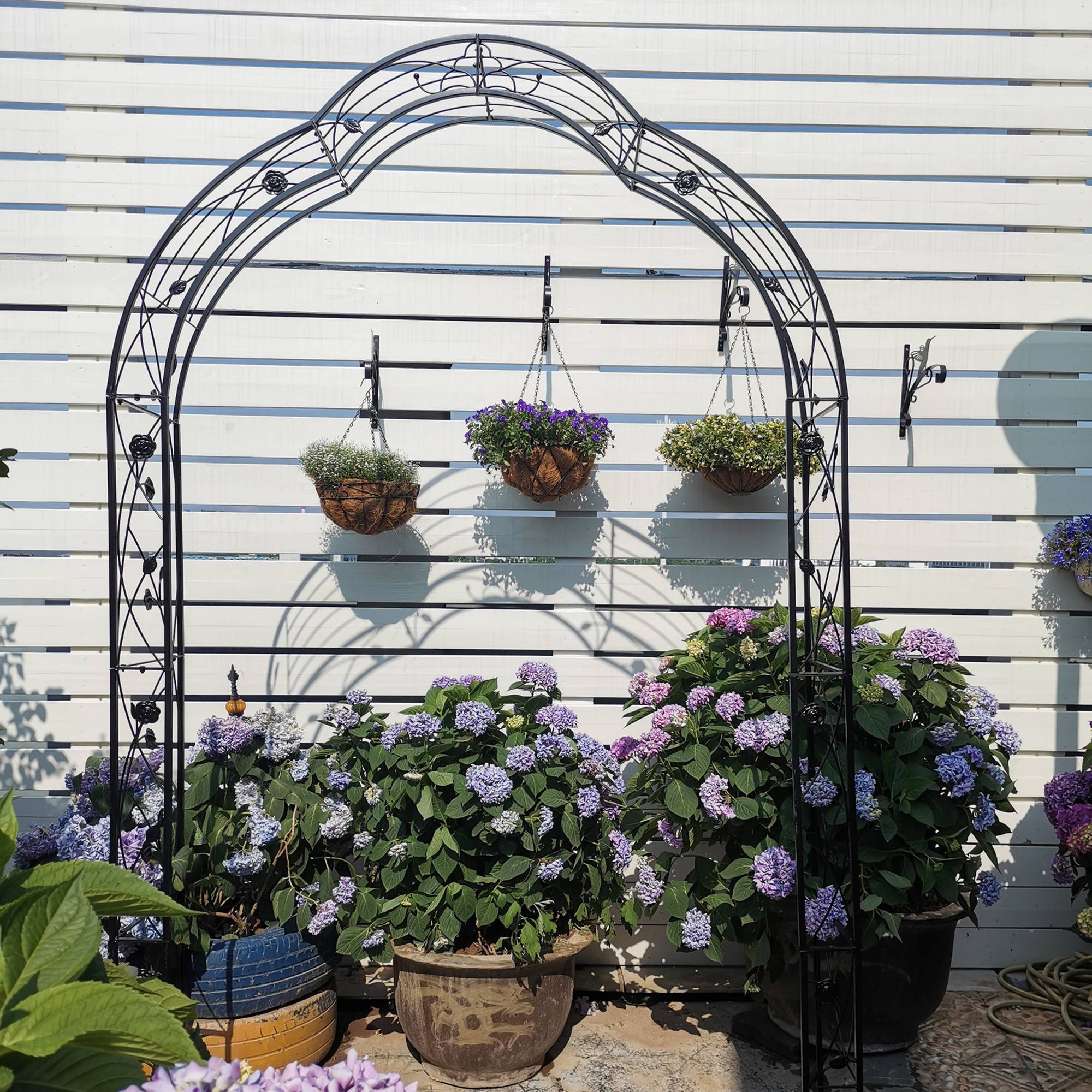 Elegant Metal Garden Arch – Sturdy Support for Climbing Plants & Outdoor Decor