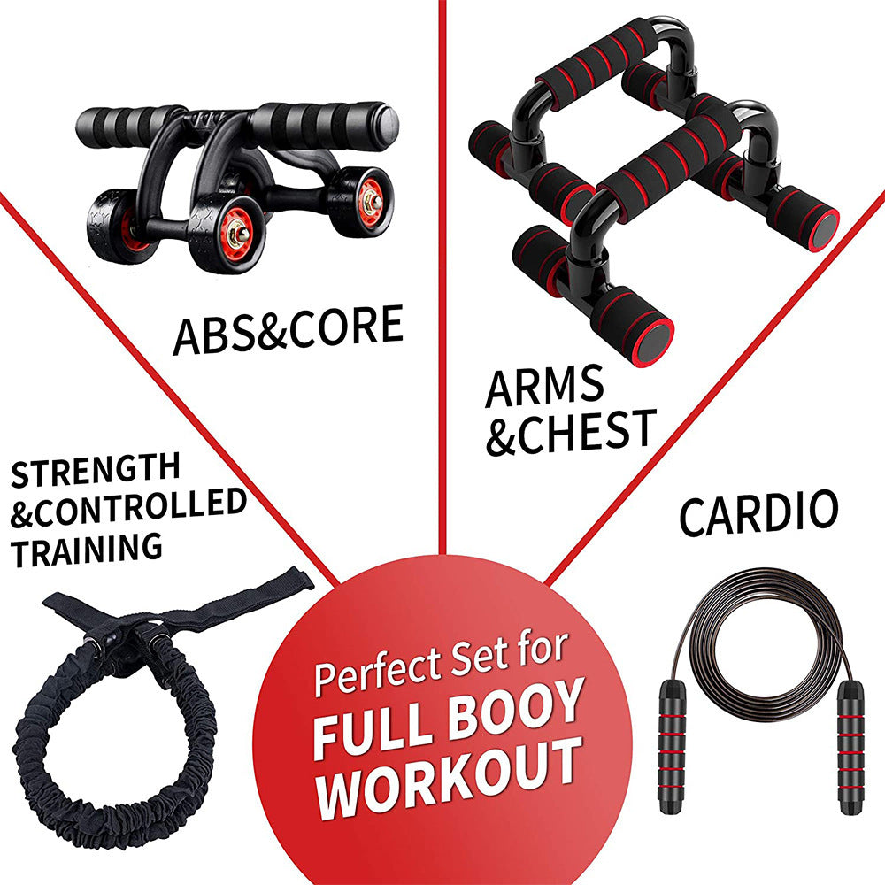 Ultimate 5-in-1 Home Workout Kit – Train Anywhere, Anytime!