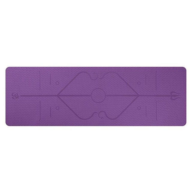 Eco-Friendly TPE Yoga Mat – Non-Slip, Waterproof & Cushioned Support
