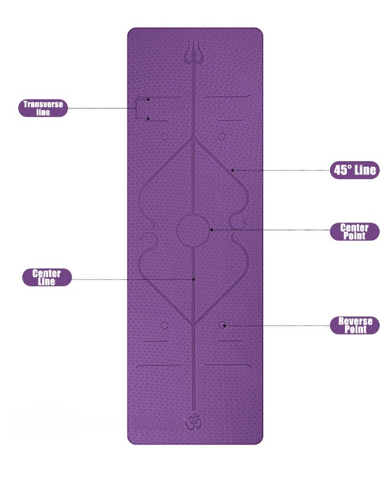 Eco-Friendly TPE Yoga Mat – Non-Slip, Waterproof & Cushioned Support