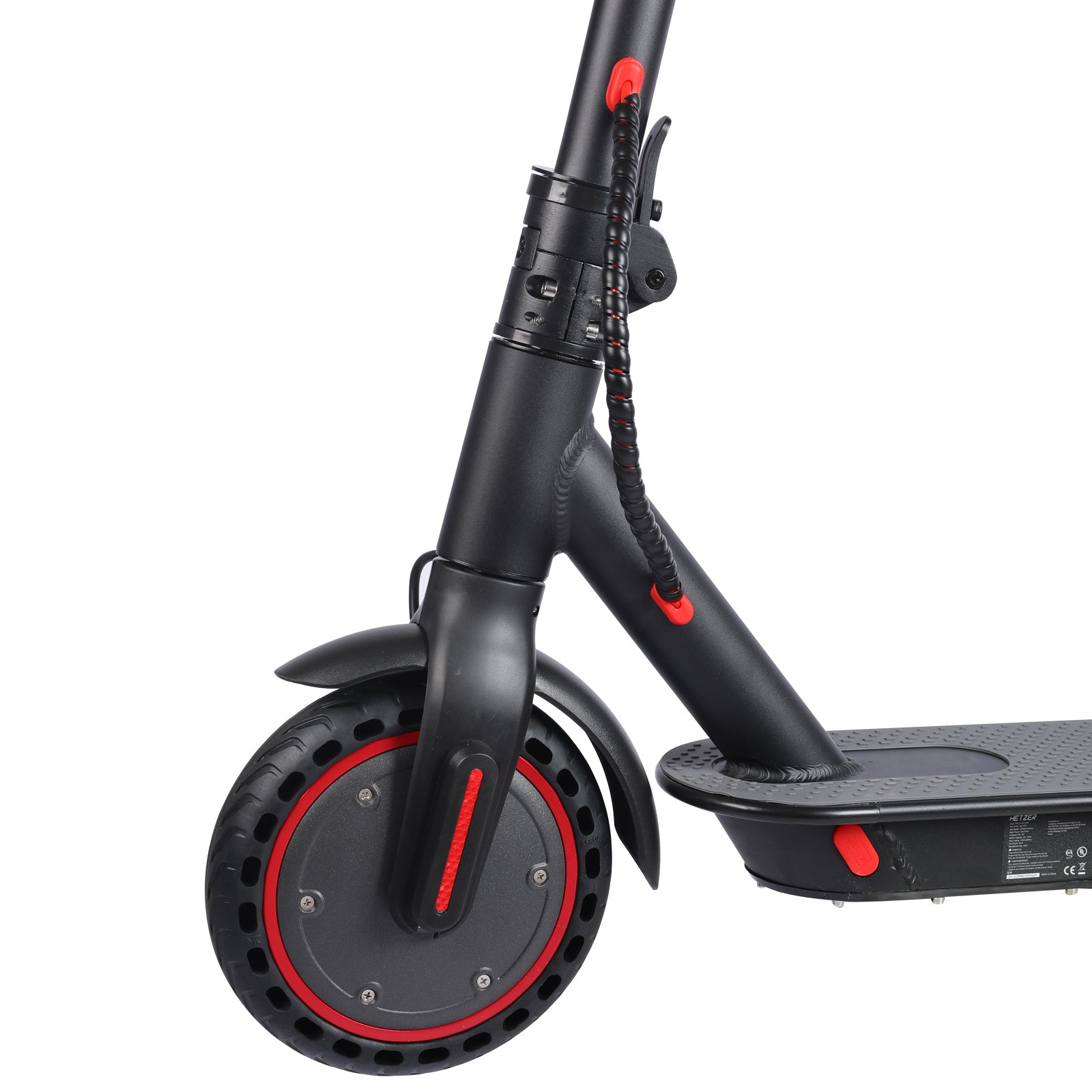 350W Electric Scooter – 22 Mile Range, 19 MPH, Front-Wheel Drive