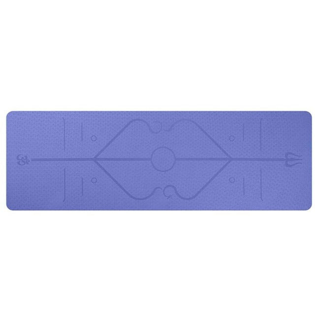 Eco-Friendly TPE Yoga Mat – Non-Slip, Waterproof & Cushioned Support