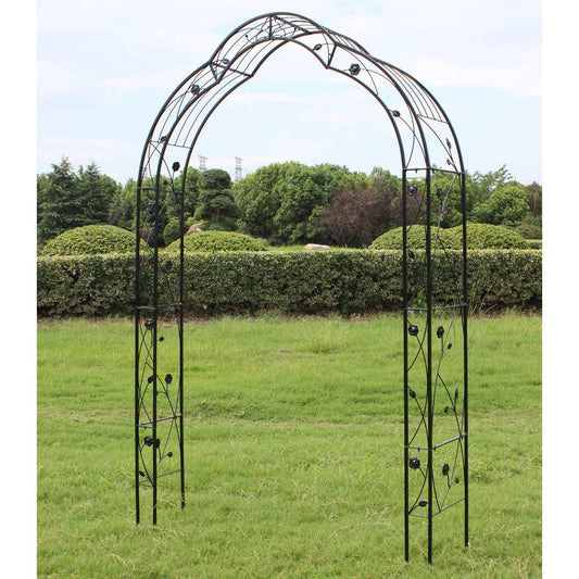 Elegant Metal Garden Arch – Sturdy Support for Climbing Plants & Outdoor Decor