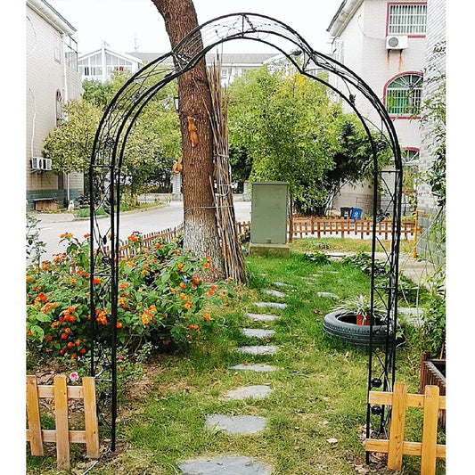 Elegant Metal Garden Arch – Sturdy Support for Climbing Plants & Outdoor Decor